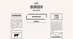 Desktop Screenshot of cafeburger.nl